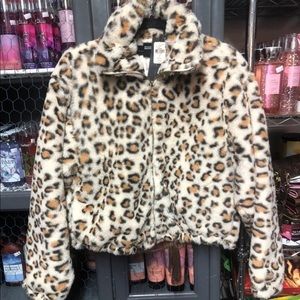 Victoria’s Secret PINK cheetah jacket small